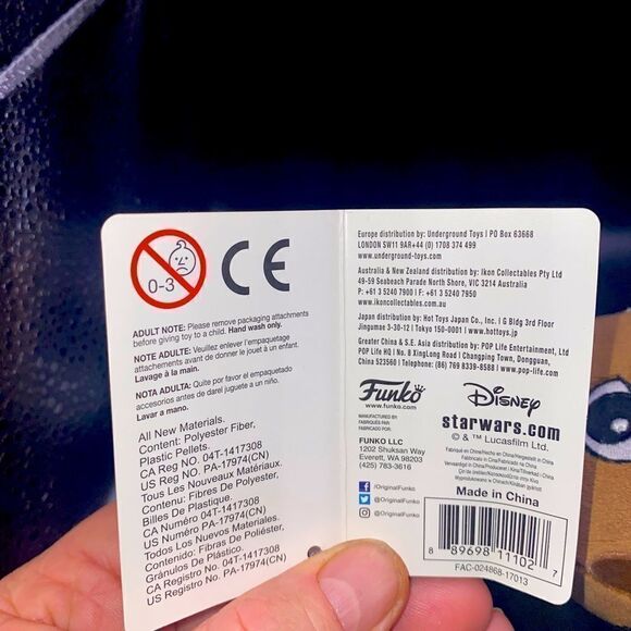 Star Wars Funko Galactic Plushie Finn NWT - Picture 9 of 11